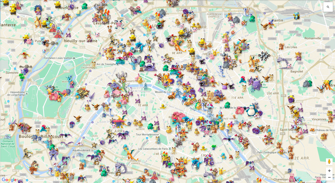 Poke Stop Go Pokemon Map