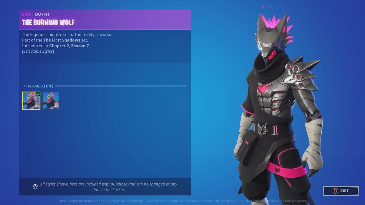 Burning Wolf in Fortnite Crew Pack Coming