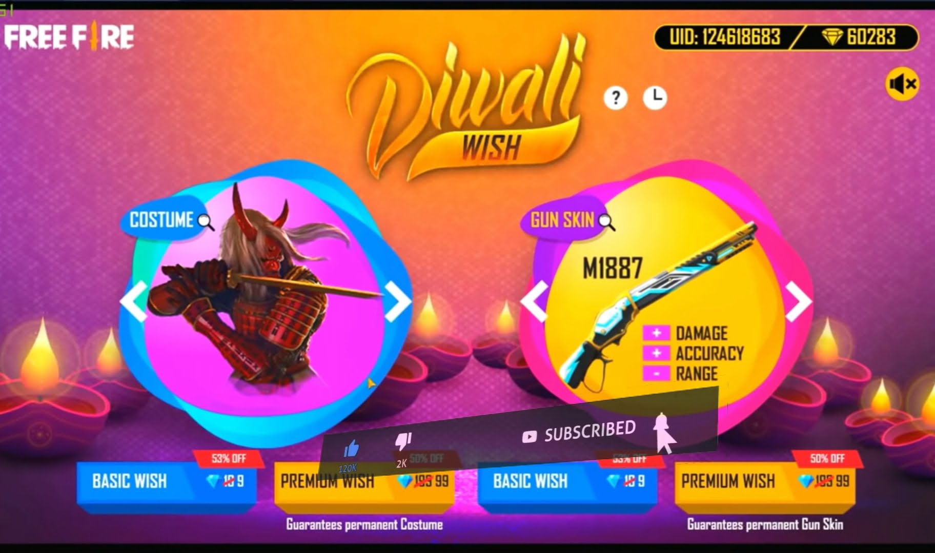 Upcoming Diwali Event to Free Fire 2021