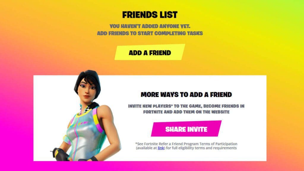 Fortnite Refer A Friend Not Working