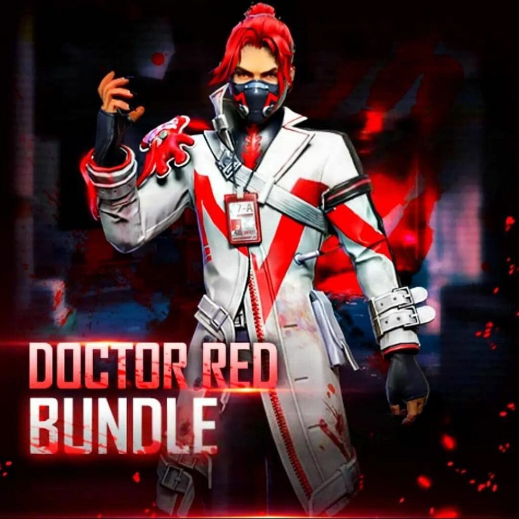 Doctor Red Bundle In Free Fire