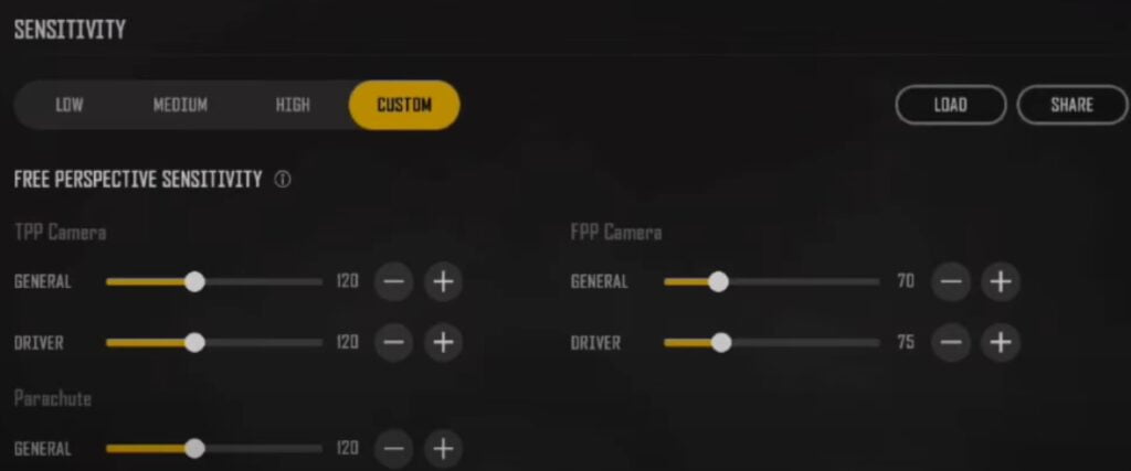 Best Sensitivity For PUBG New State with Gyroscope Code