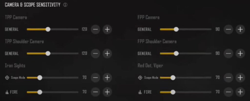 4 Finger Claw Settings For PUBG New State