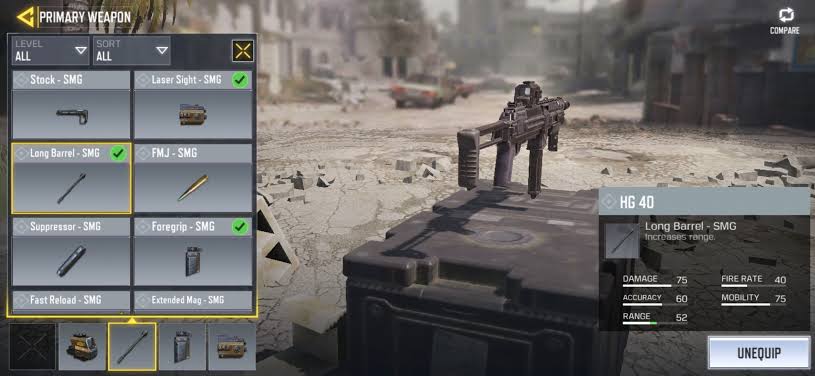 Call of Duty Mobile Kill 25 Enemies with HG 40