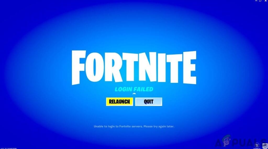 Unable to Login to Fortnite