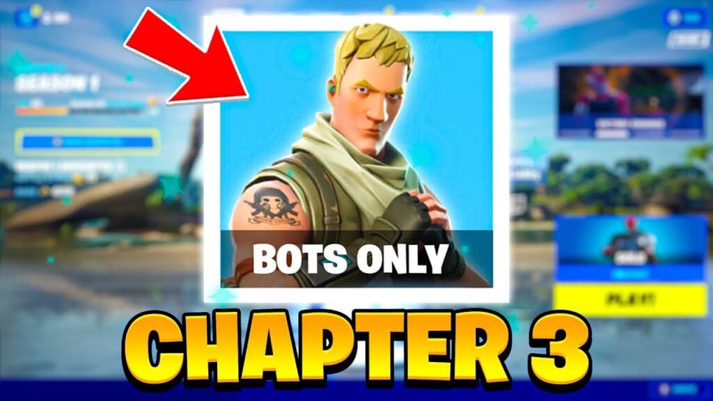 Get BOT LOBBIES in Fortnite Chapter 3