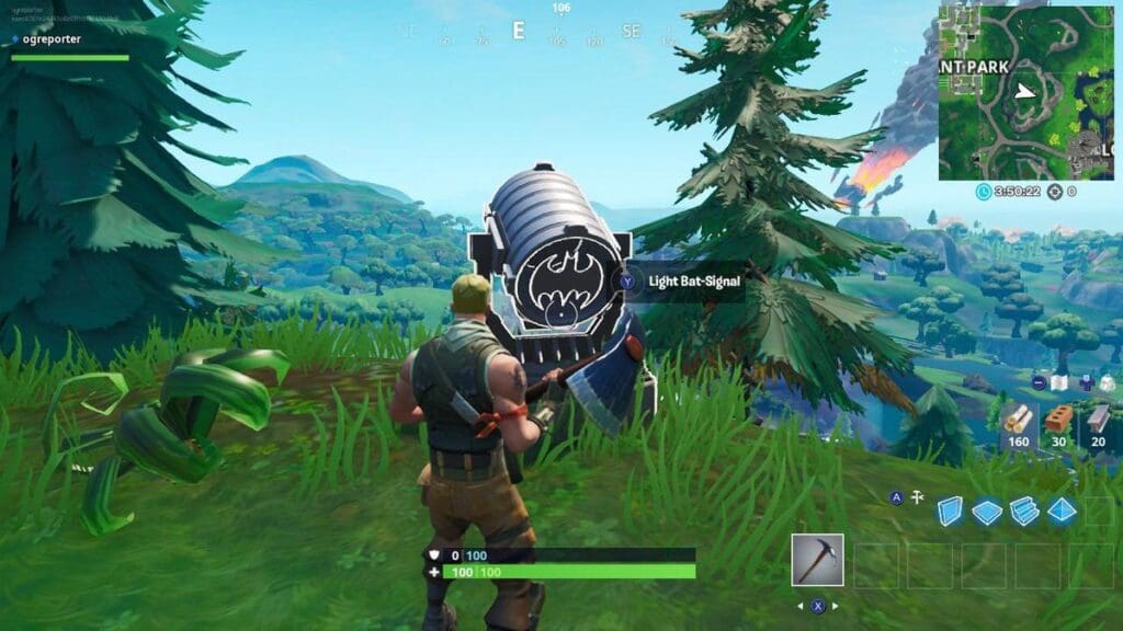 Destroy and Collect Telescope in a Single Fortnite Match Location
