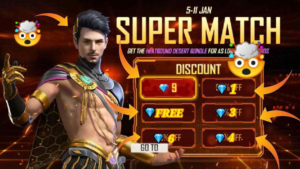 Free Fire Super Match Event 8 Diamond Trick