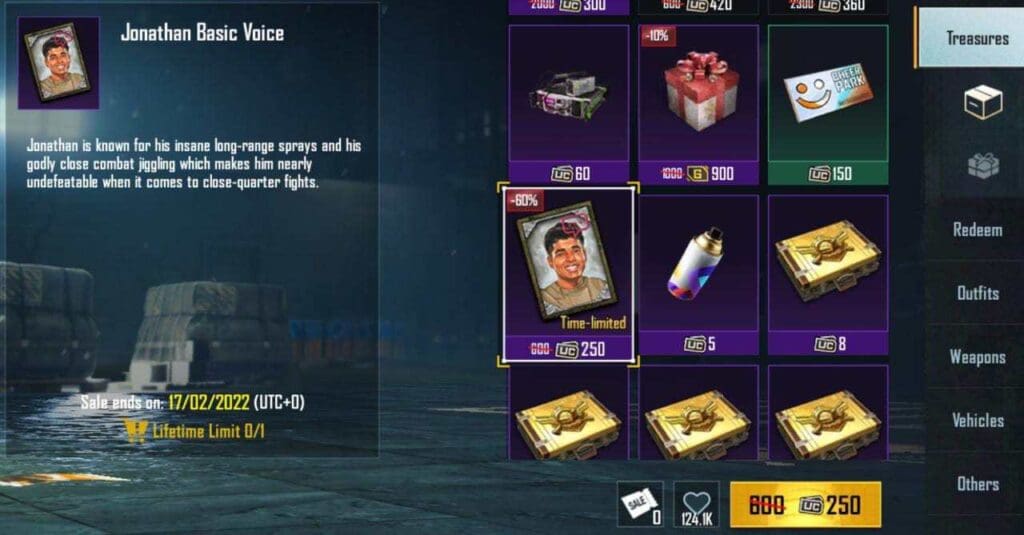 Jonathan Voice Pack in BGMI: How to Buy the Amazing Voice Pack?