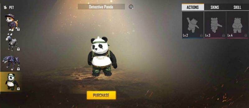 Claim Panda Pet in Free Fire