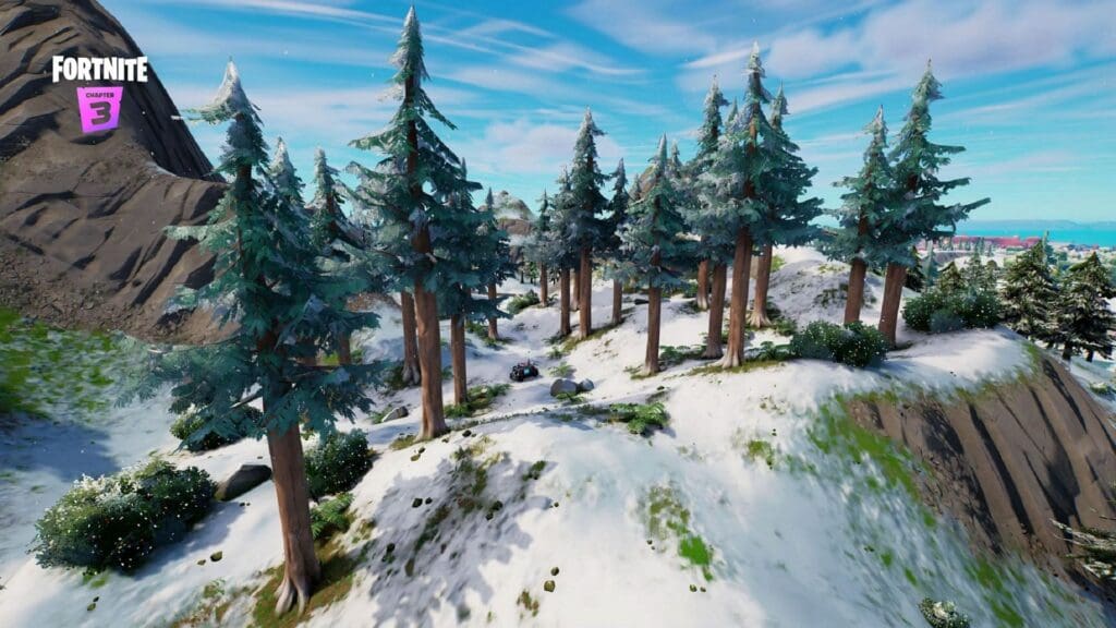 Destroy Timber Pines in Fortnite