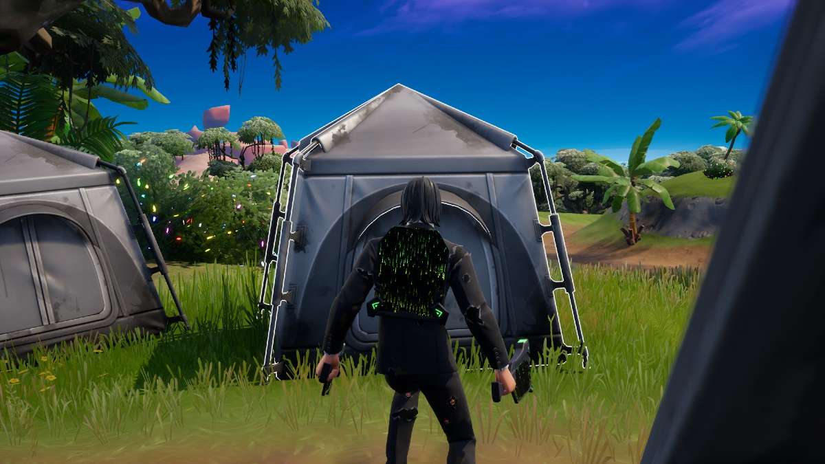 Claim an Abandoned Tent in Fortnite Location