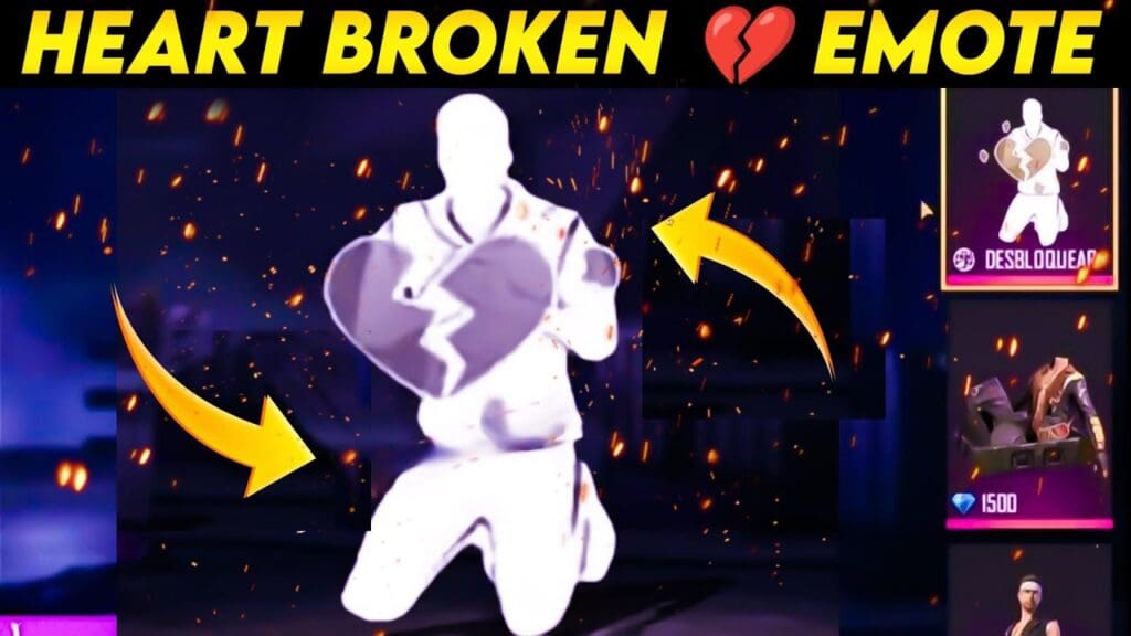 Get Heart Break Emote in Free Fire