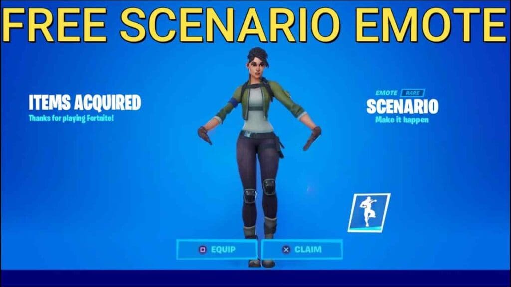 How To Get Scenario Emote In Fortnite For Free