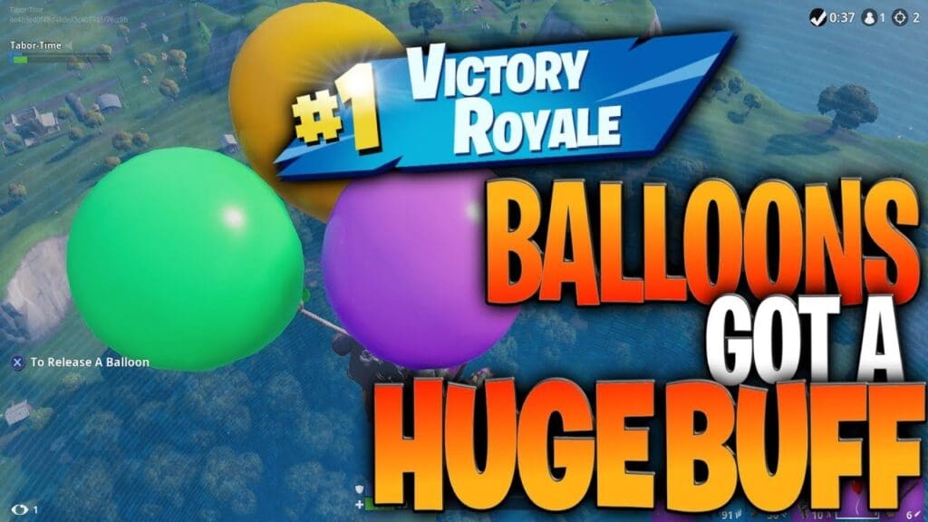 How to Use a Balloon Fortnite