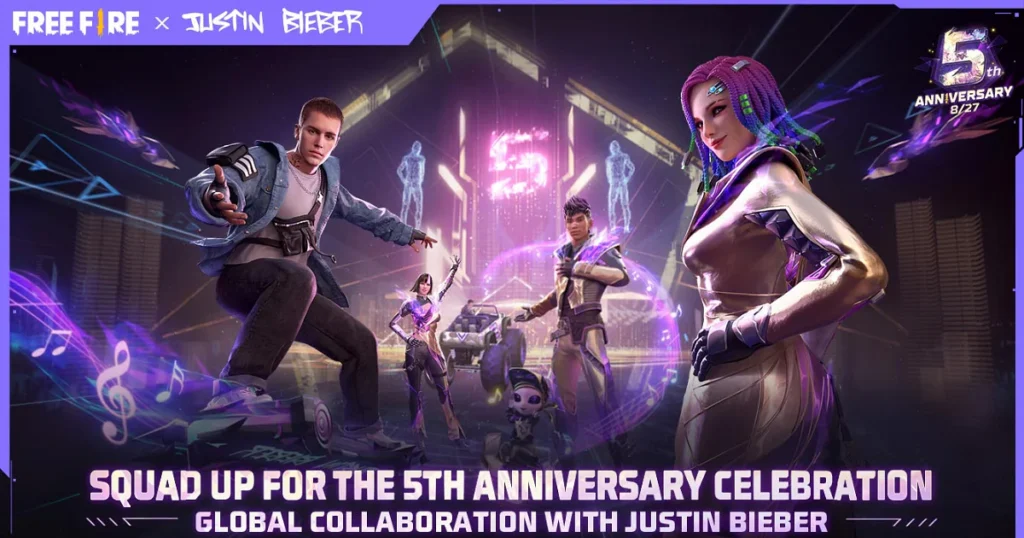 5Th Anniversary Wish Event in Free Fire