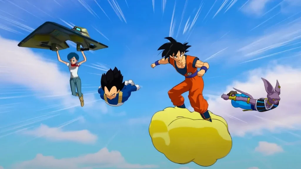 Collect the Nimbus Cloud or The Kamehameha in Different Matches
