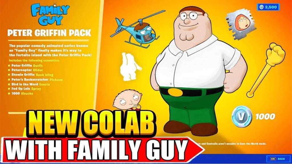 Fortnite x Family Guy Collab