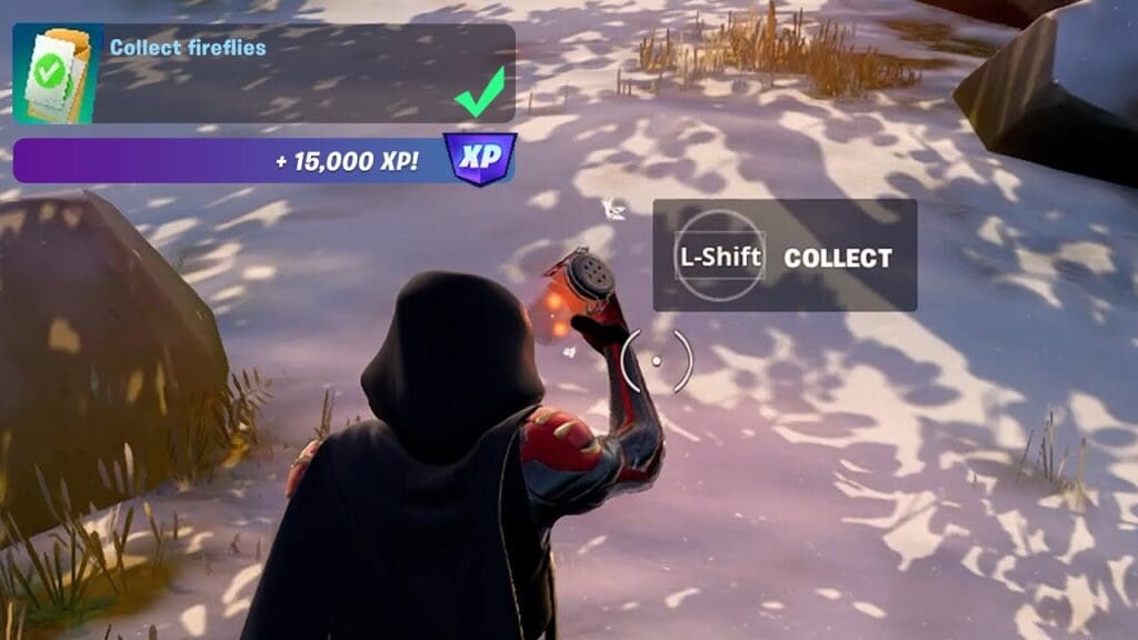 Collect Fireflies Daily Challenge Quest in Fortnite