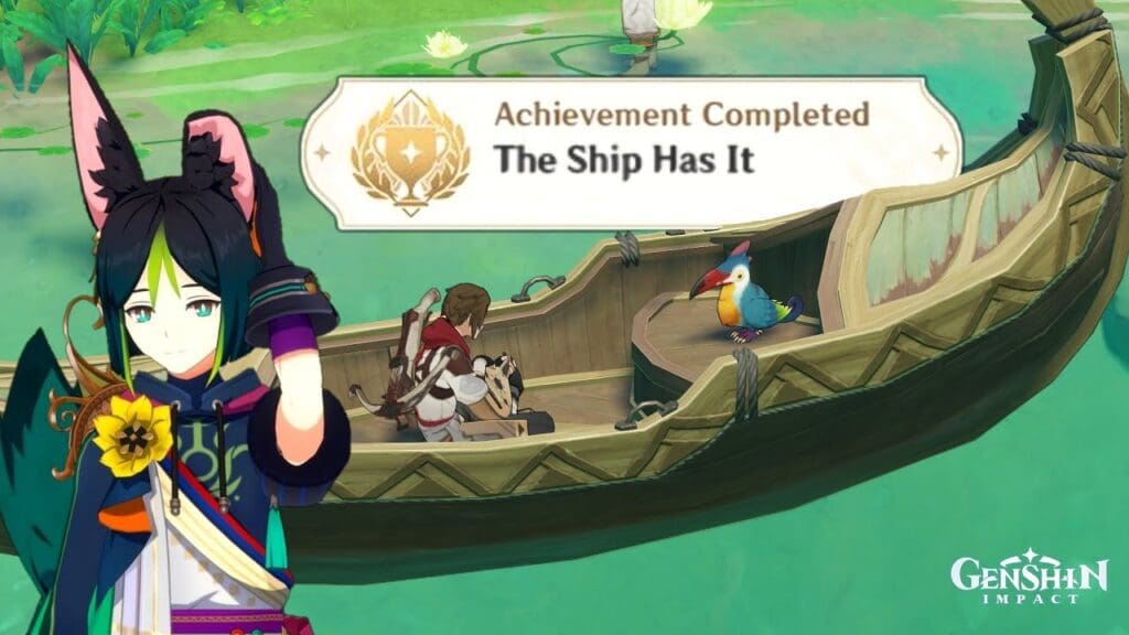 Genshin Impact Unlock The Ship has it Hidden Achievement