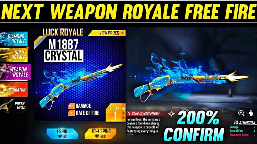 Next Weapon Royale in Free Fire November 2022