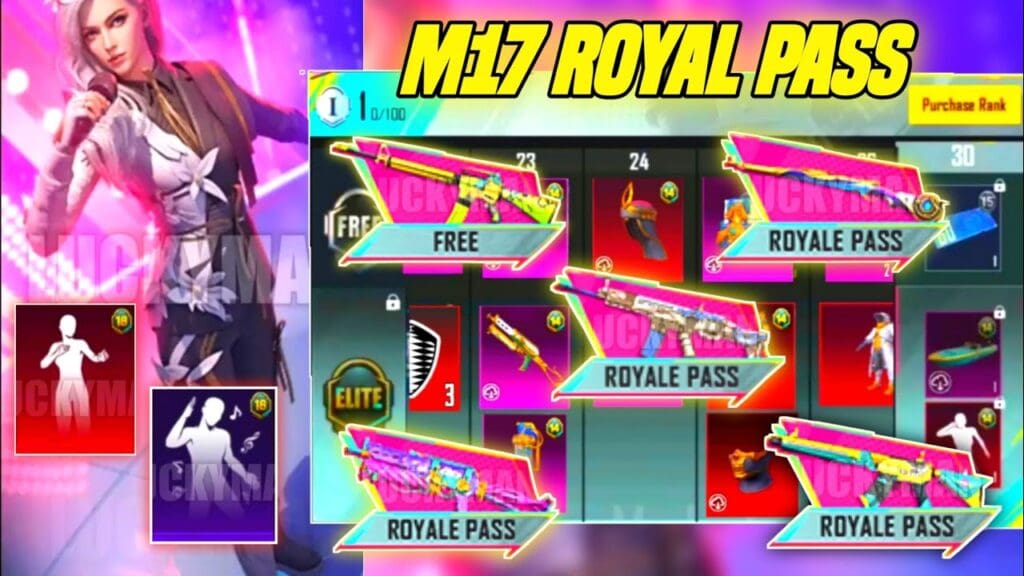 BGMI M17 Royal Pass Release Date RP Rewards