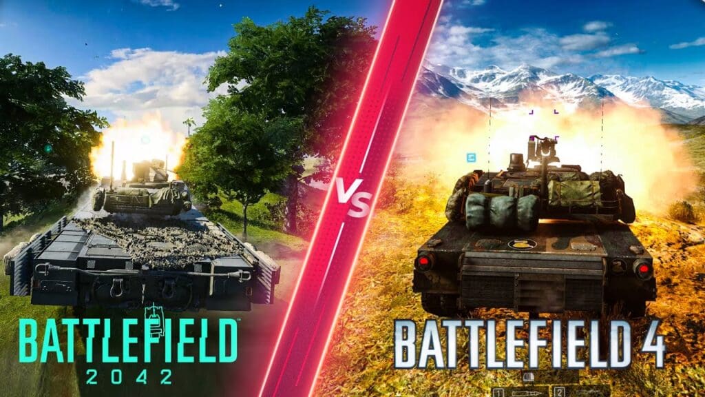Battlefield 4 vs 2042