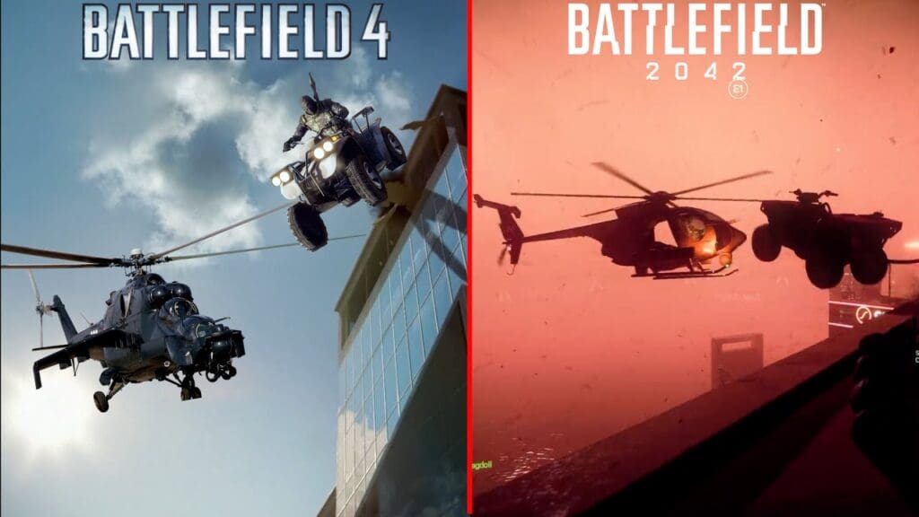 Battlefield 4 vs 2042
