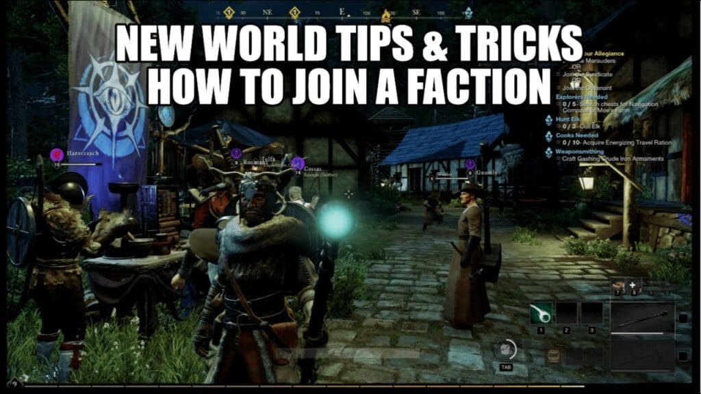 New World How to Join a Faction