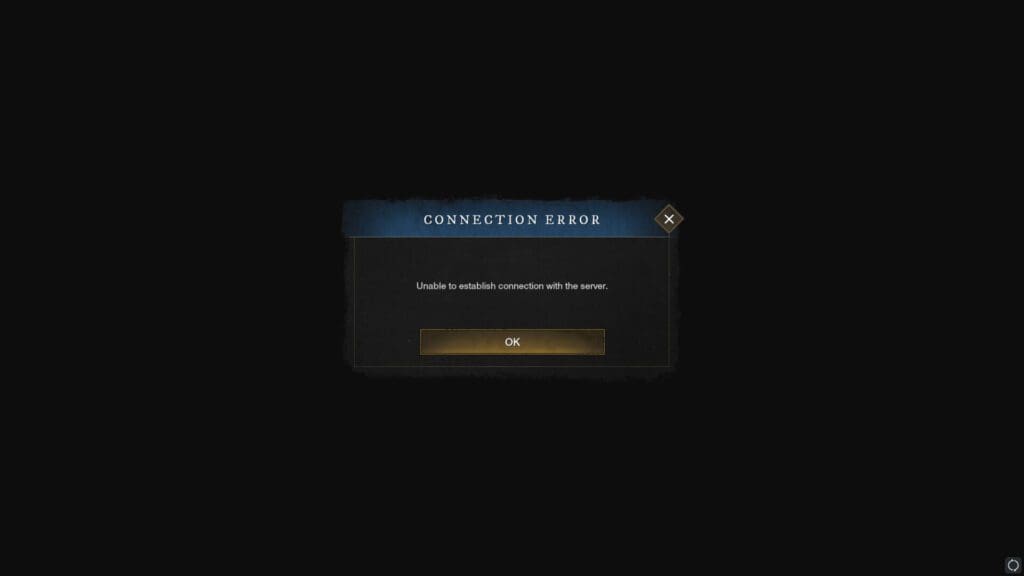  New World Unable to Connect to Server