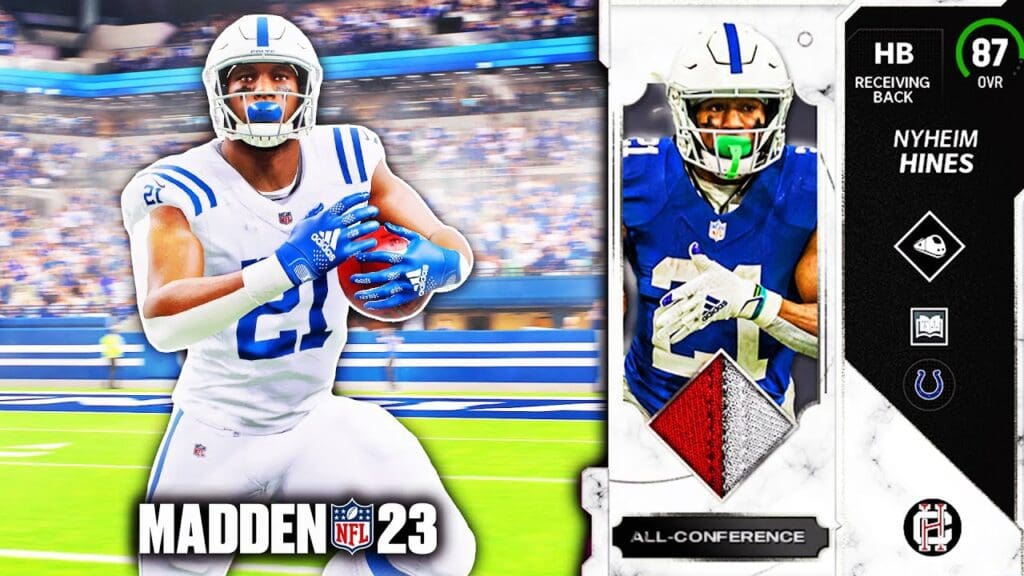 Nyheim Hines Madden 23 Rating