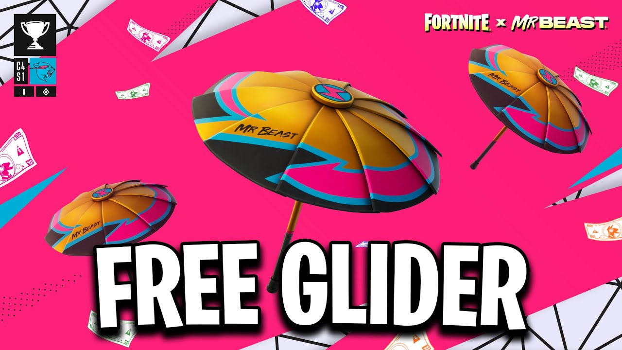 How to get Mr. Beast Glider Fortnite-Complete Guide