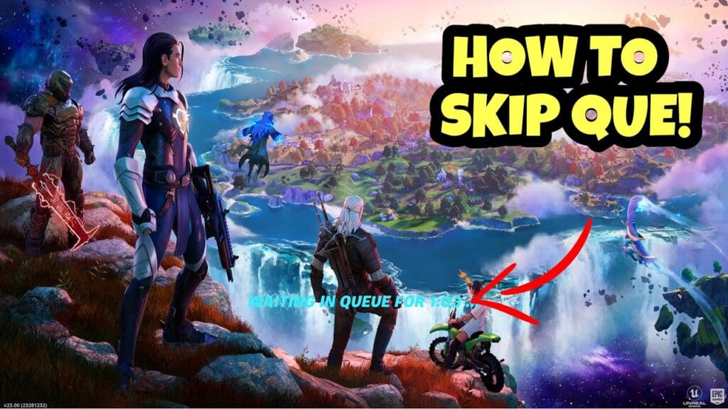 How to skip waiting in que fortnite chapter 4