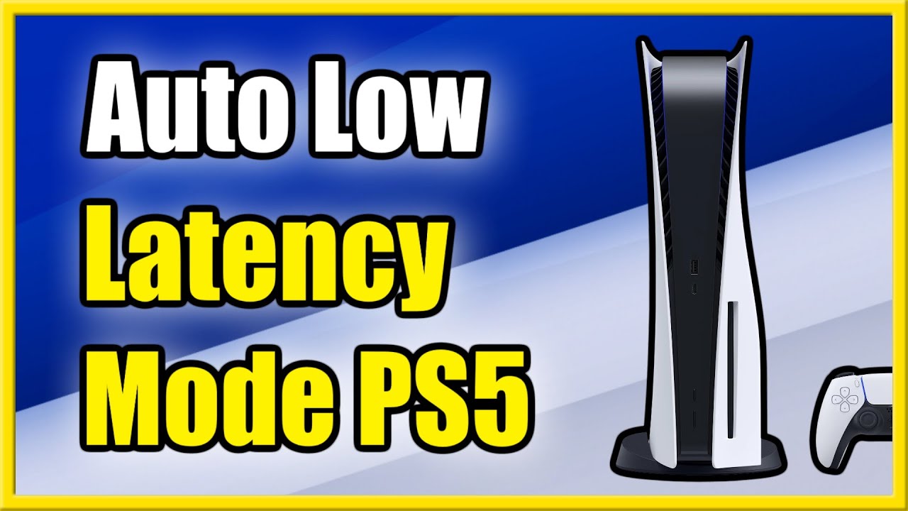How to Turn on Low LATENCY Mode on PS4/PS5 & Input LAG!