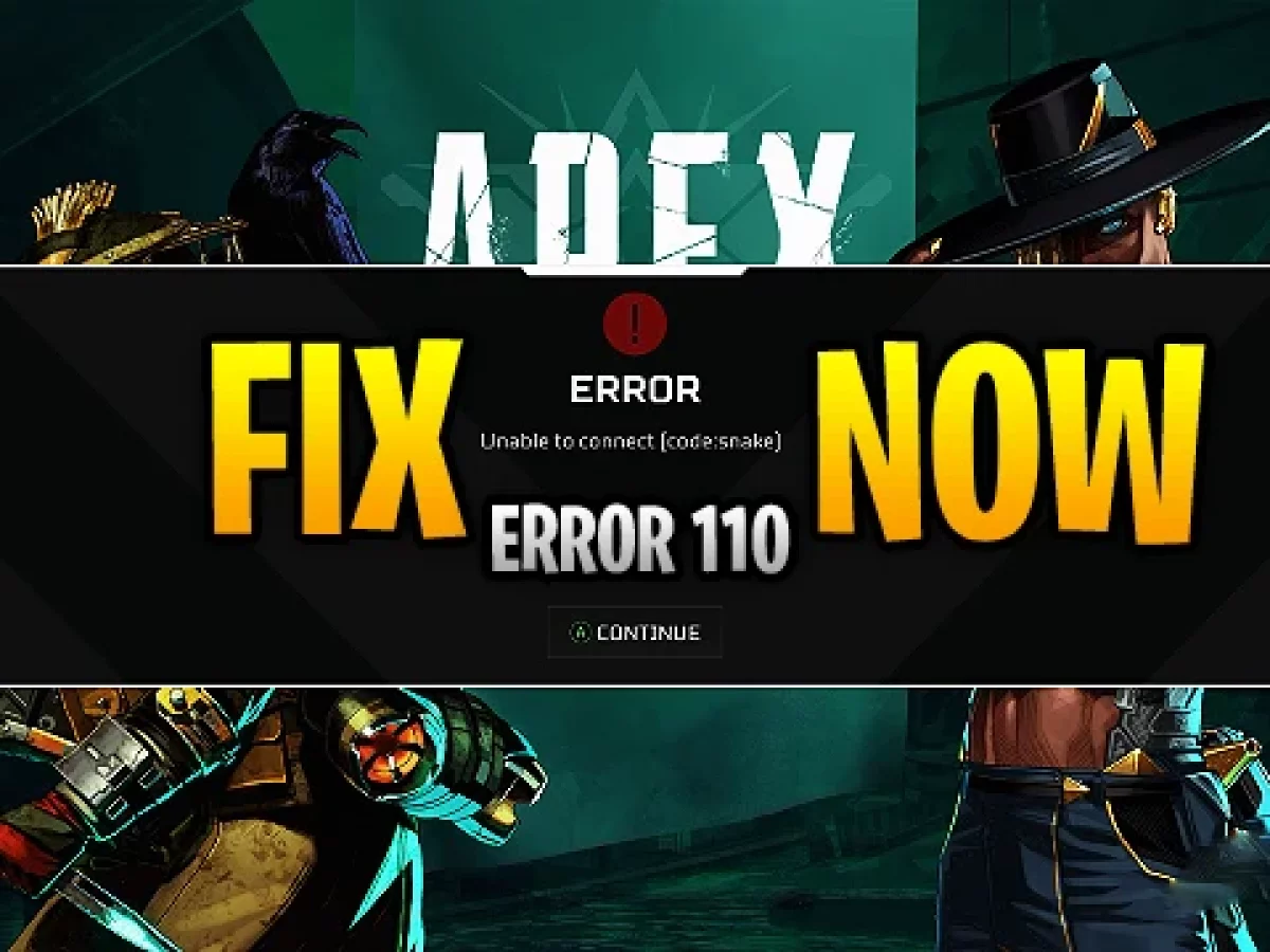 How to Fix Error Code 110 Apex Legends