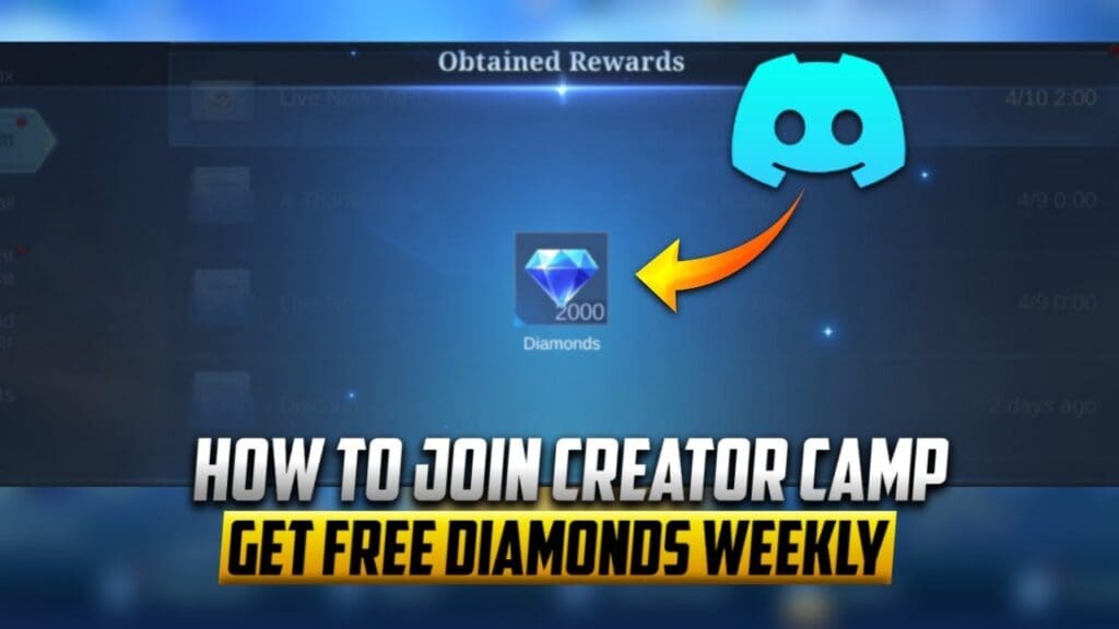 MLBB Creator Camp Diamond Base Reward Claim Free Diamonds January 2024