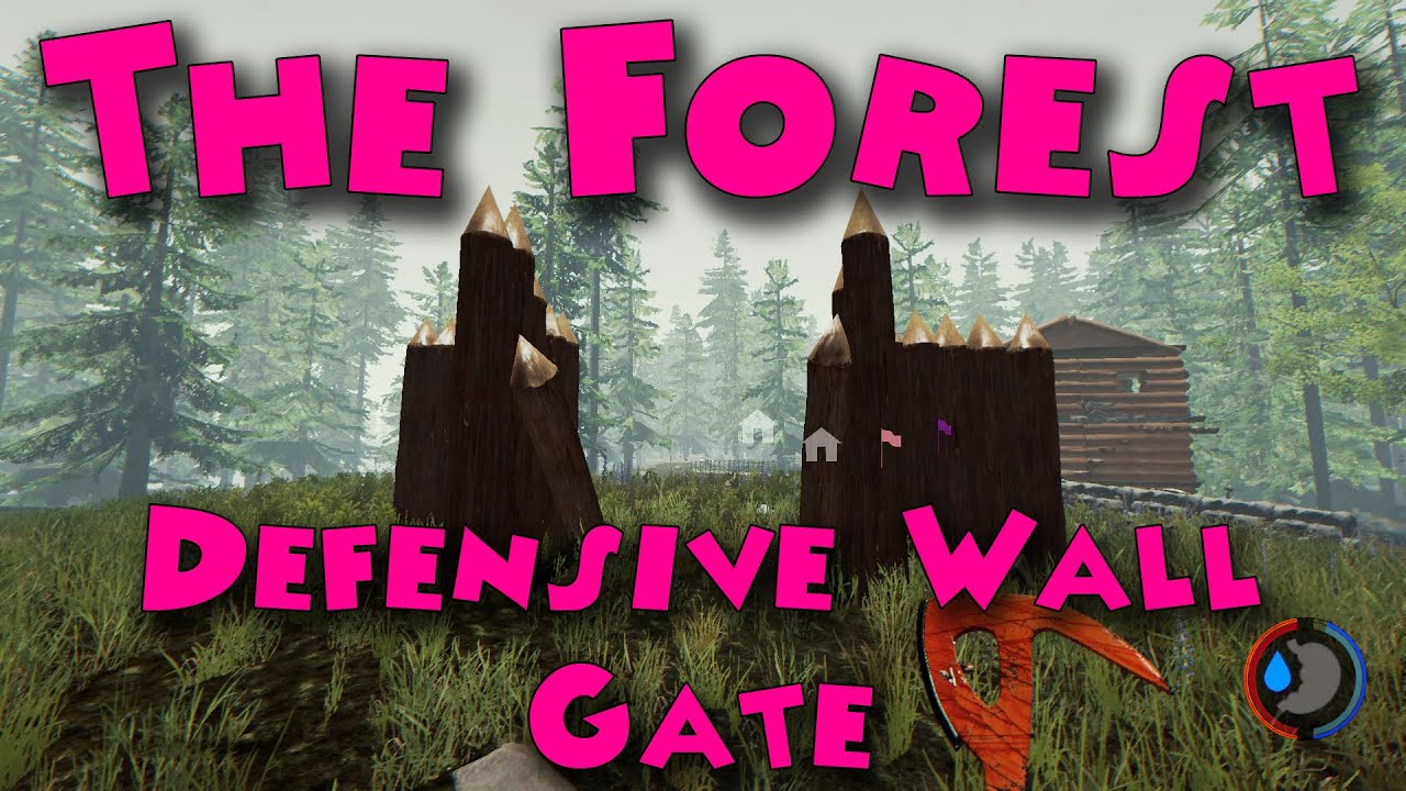 The Forest Defensive Wall Gate Direction
