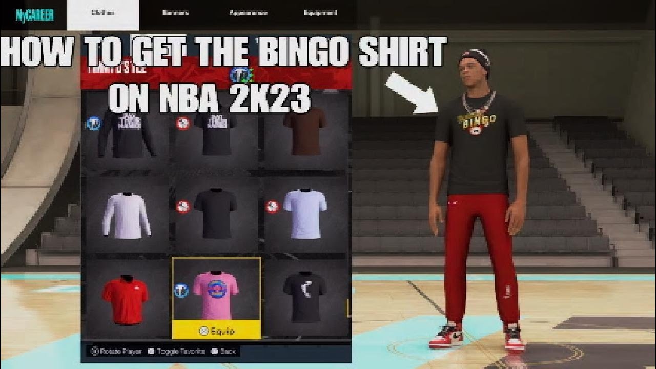 Where to Get Bingo Shirt NBA 2k23