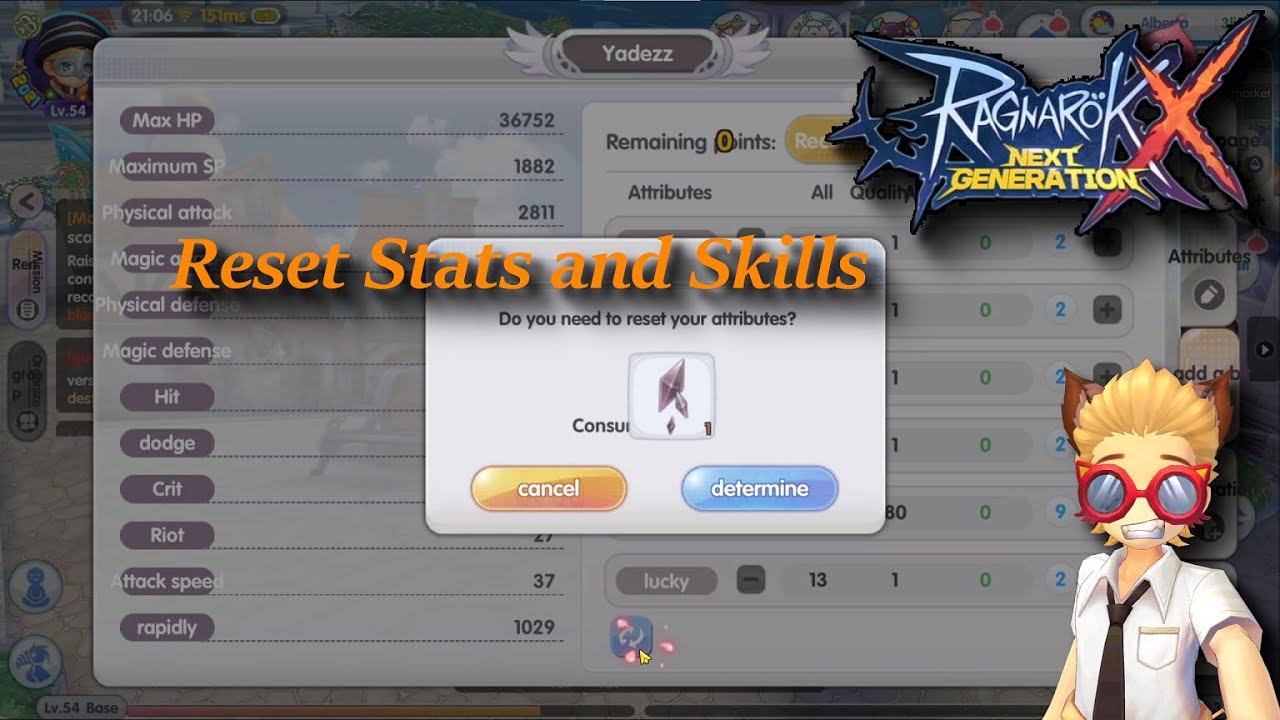 How to Reset Your Stats and Skill Ragnarok Origin