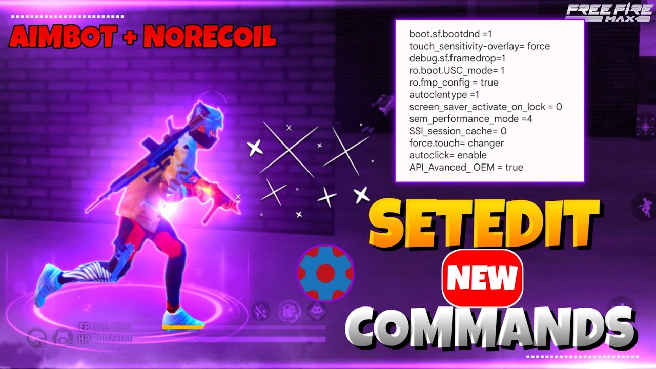 Set Edit Commands for Free Fire