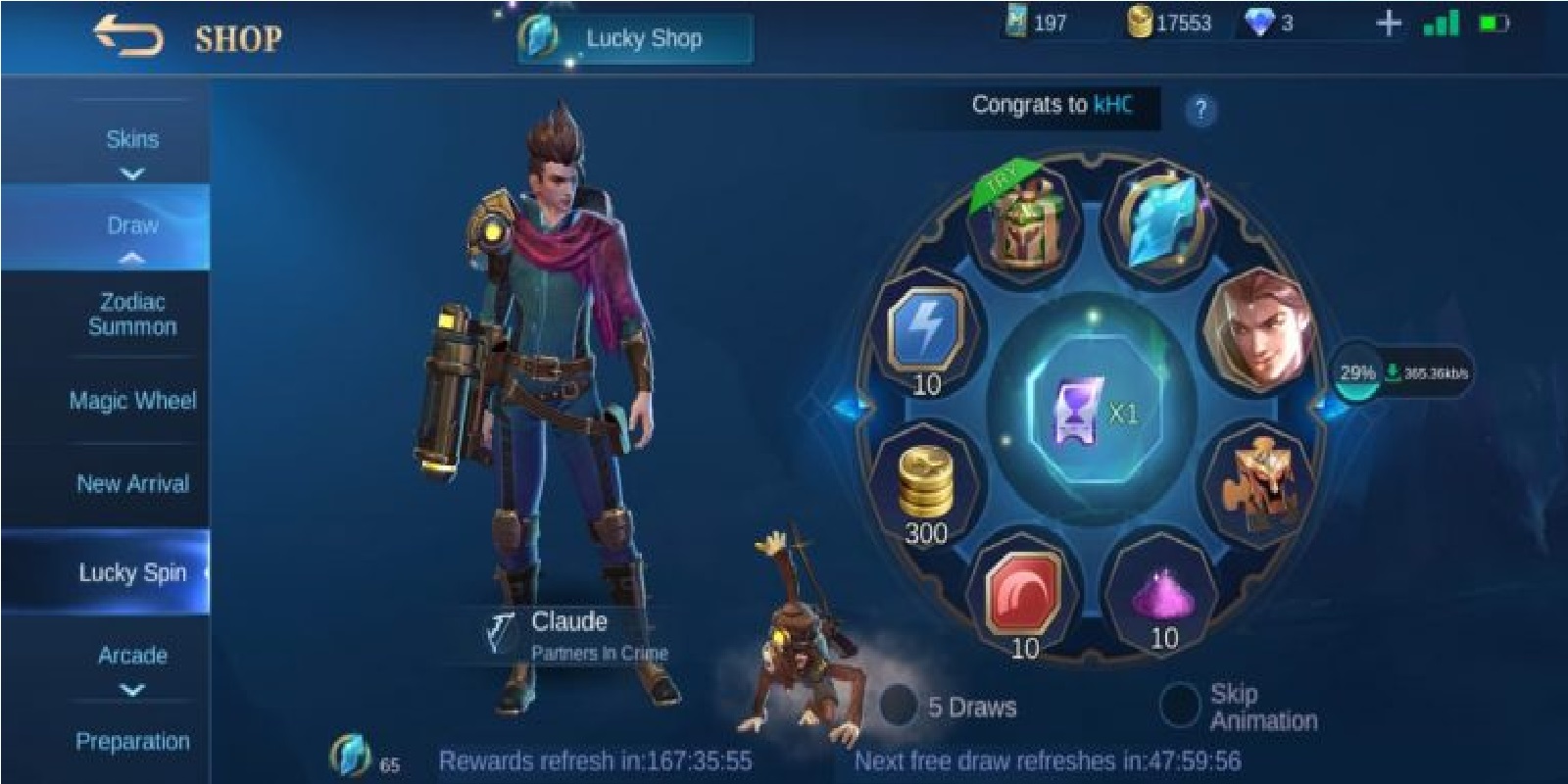 Mobile Legends MLBB Free Lucky Spin Event