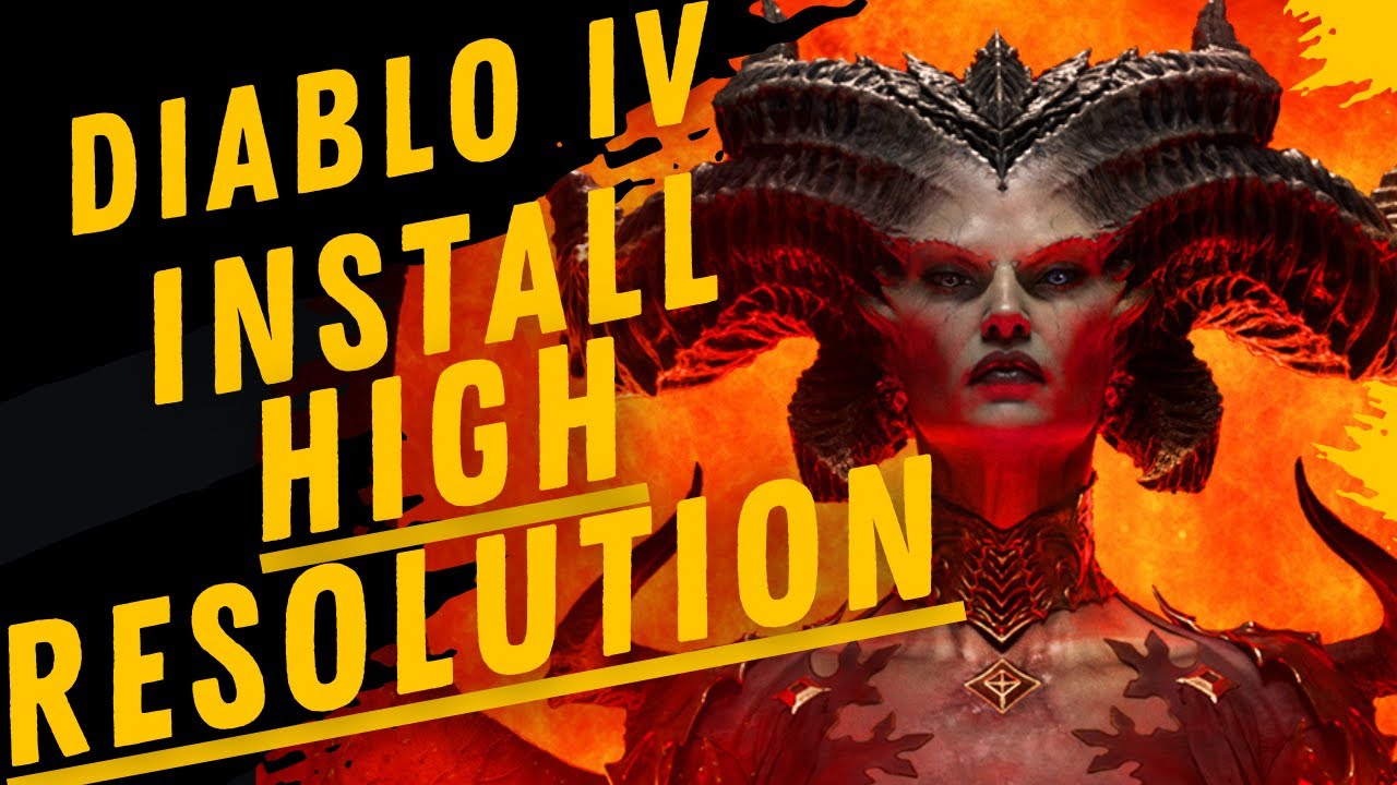 How To Enable High Resolution Assets For Diablo IV