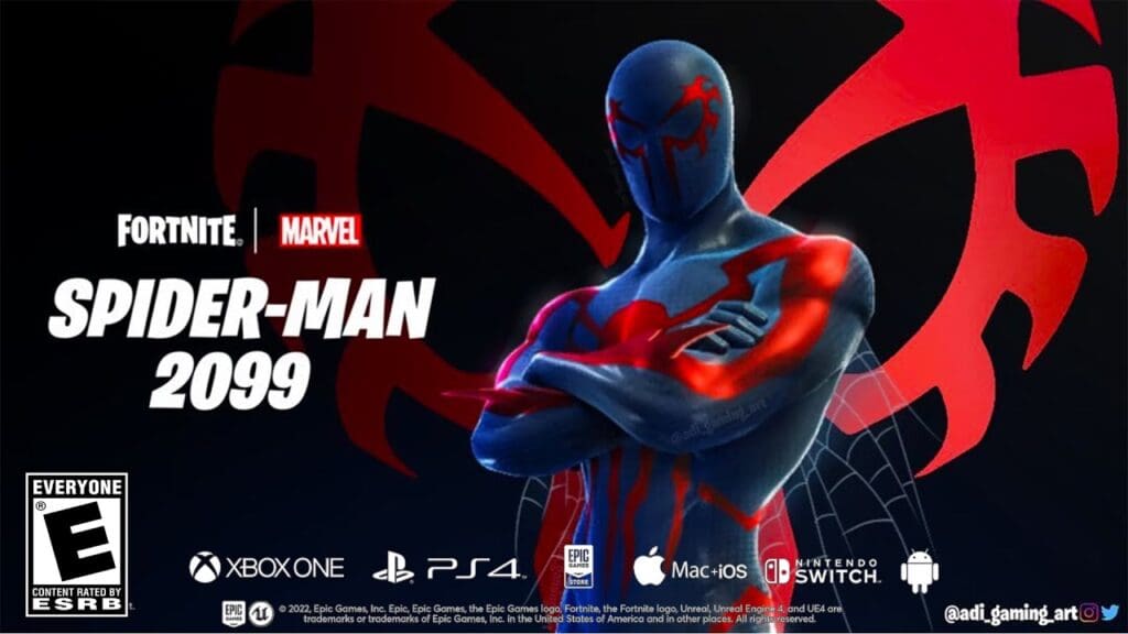 Fortnite Spiderman 2099 Skin Code