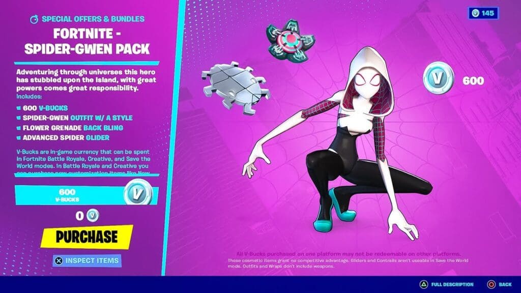 Fortnite - Purchase An Item From Gwen