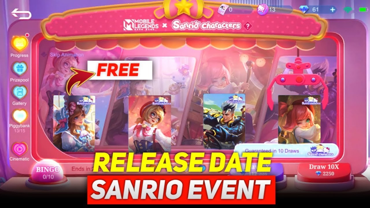 MLBB x Sanrio 2024 Free Skin Event Release Date & More OfficialPanda
