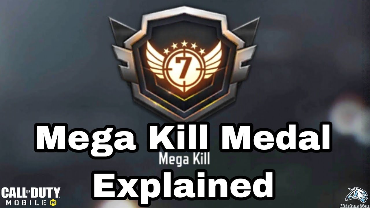 mega kill medal cod mobile