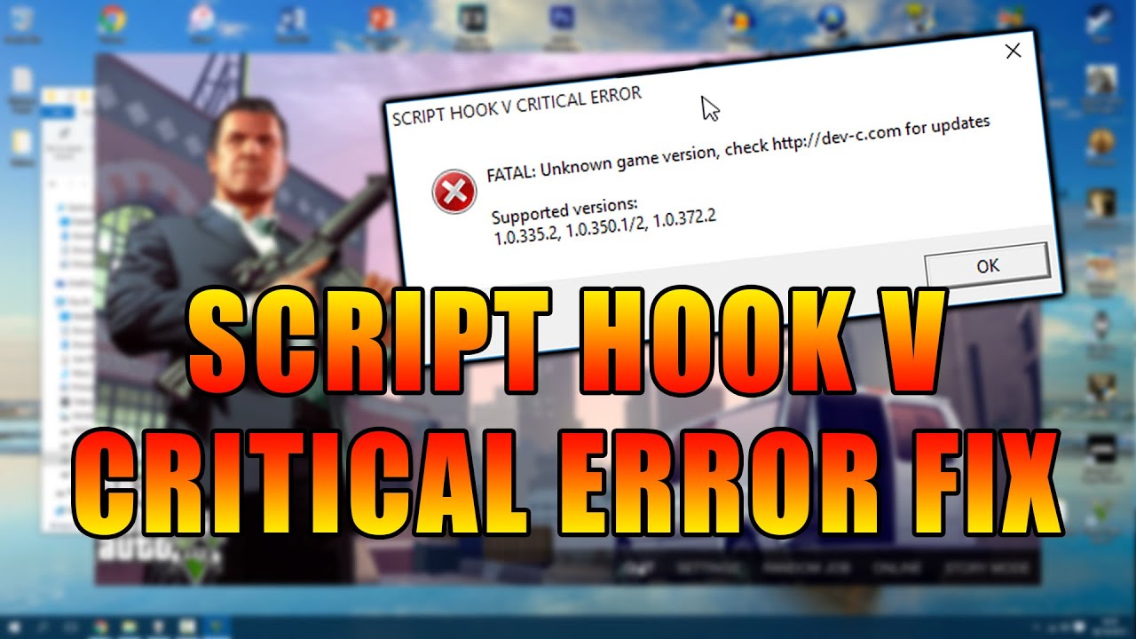 GTA Script Hook V Error