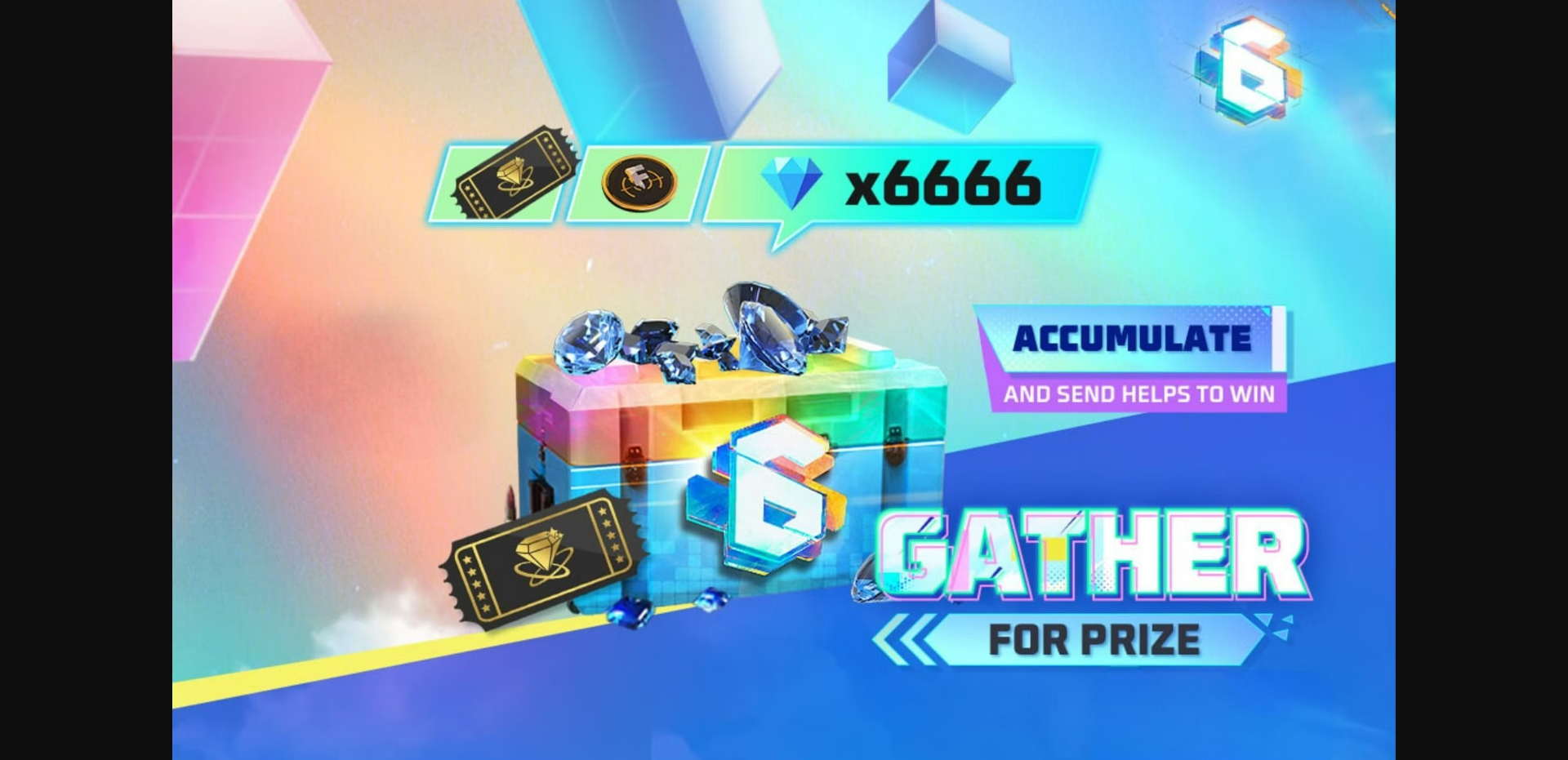 How To Complete Gather For The Prize And Win 6666 Diamonds | Free 6666 Diamonds In Free Fire