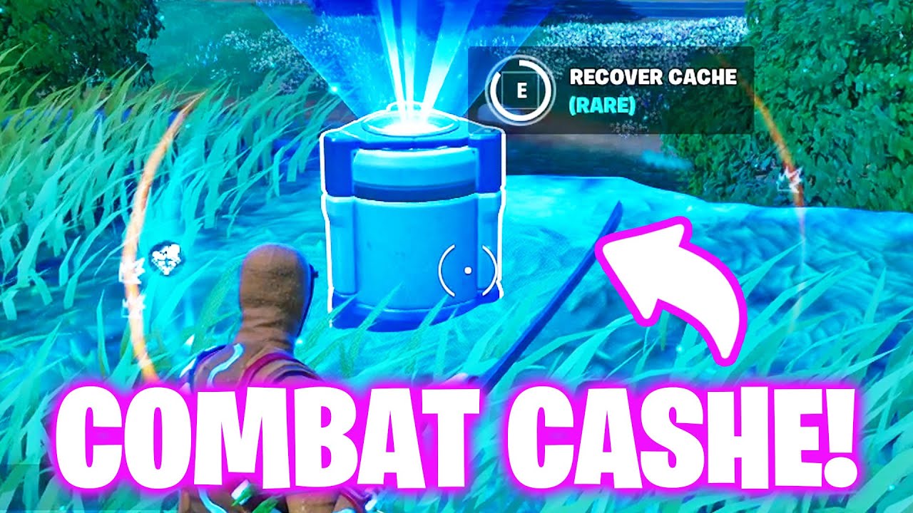 Assist in Recovering Combat Caches in Fortnite