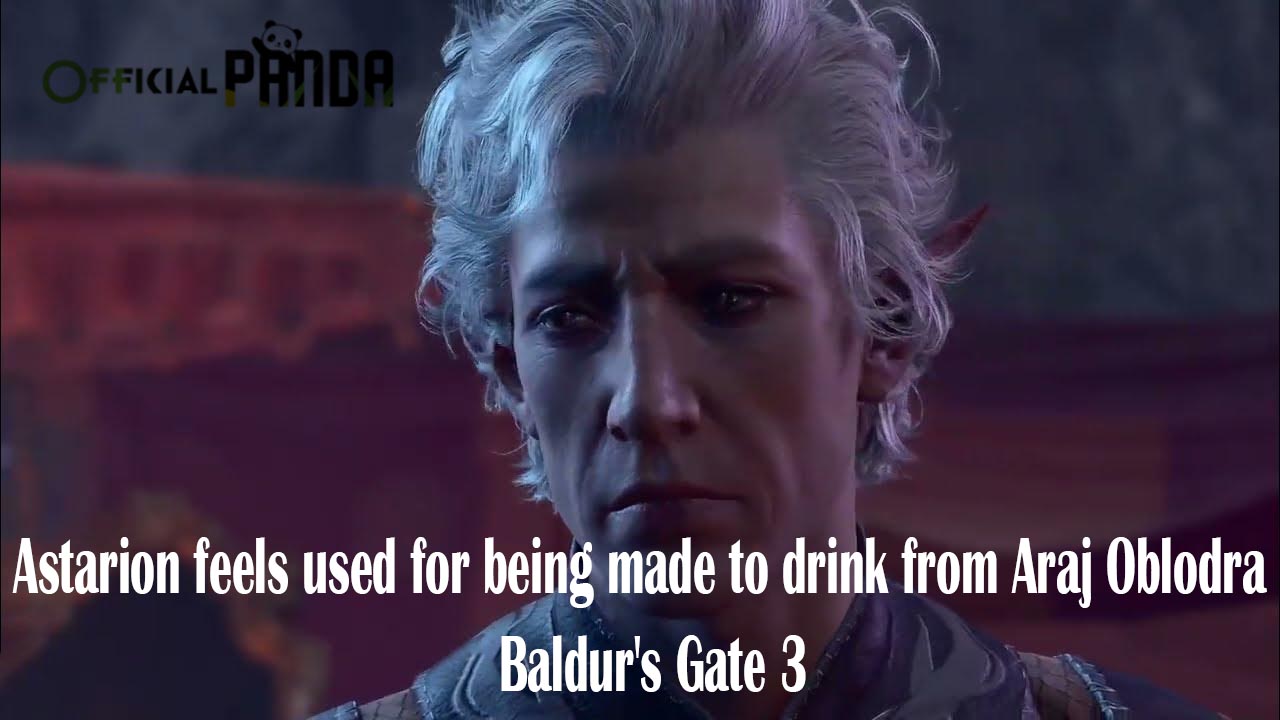 Astarion feels used for being made to drink from Araj Oblodra | Baldur's Gate 3